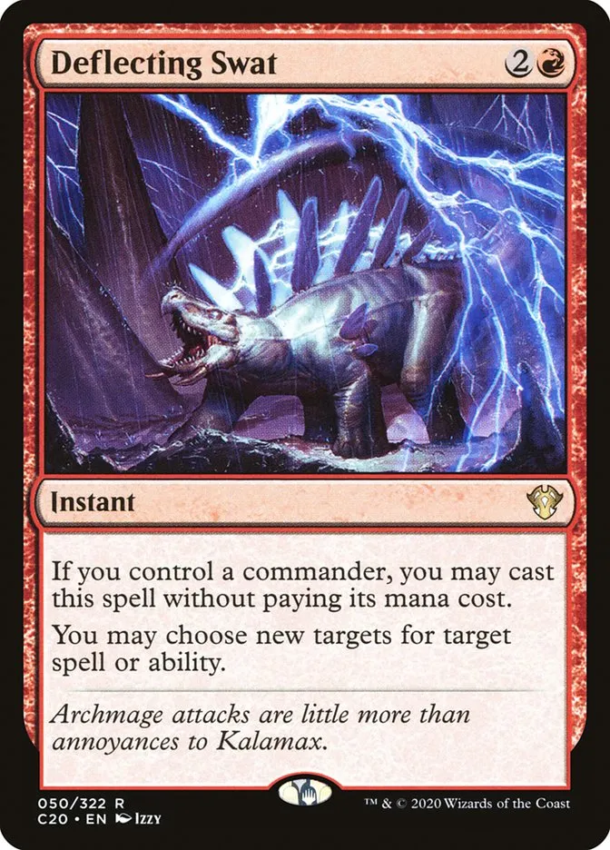 2020 Commander 2020 Deflecting Swat rare #50 unlisted card image