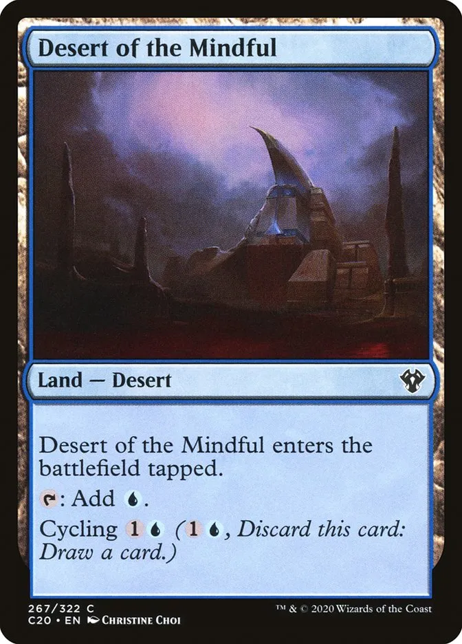2020 Commander 2020 Desert of the Mindful common #267 unlisted card image