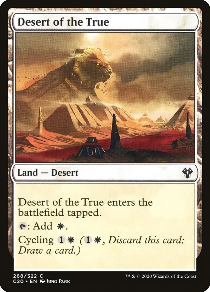 2020 Commander 2020 Desert of the True common #268 unlisted card image