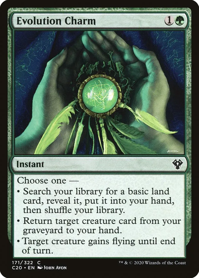 2020 Commander 2020 Evolution Charm common #171 unlisted card image