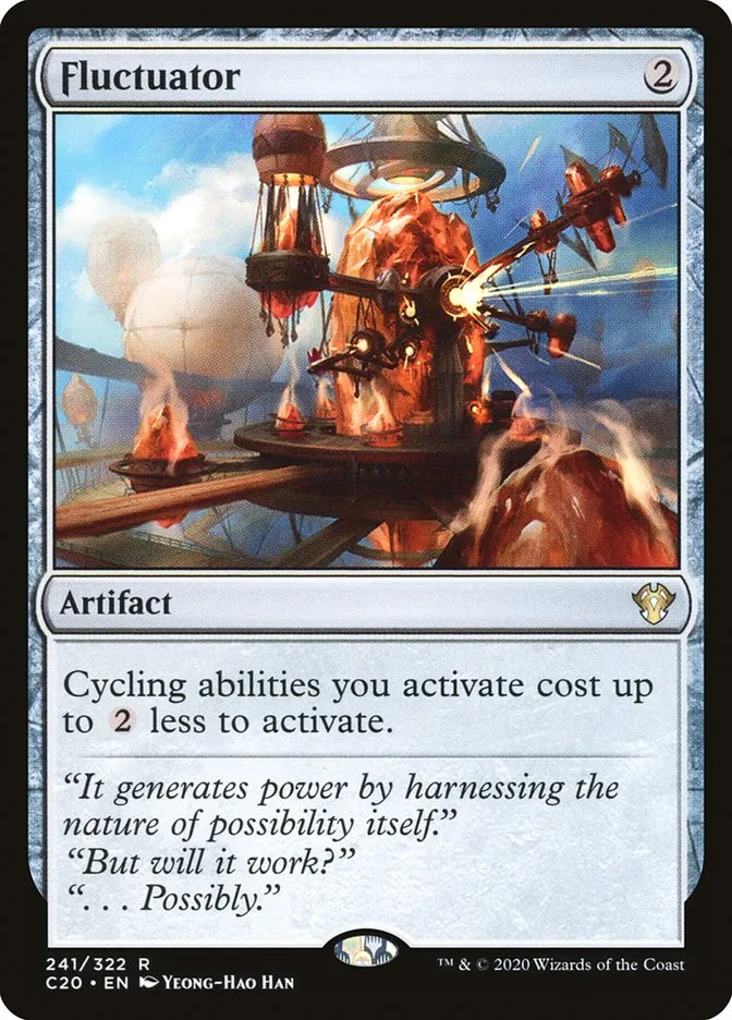 2020 Commander 2020 Fluctuator rare #241 unlisted card image