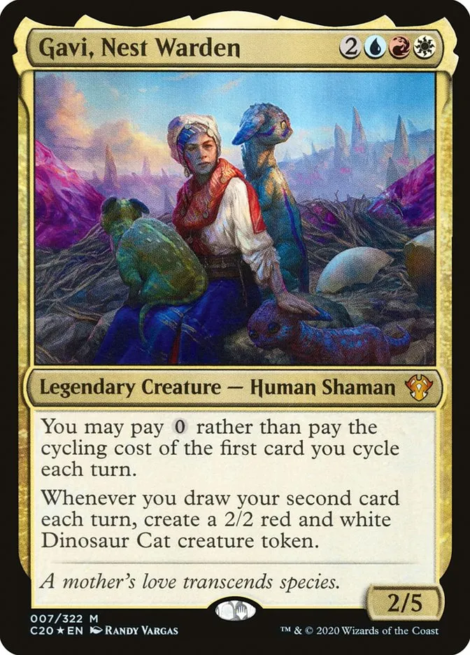 2020 Commander 2020 Gavi, Nest Warden mythic #7 unlisted card image