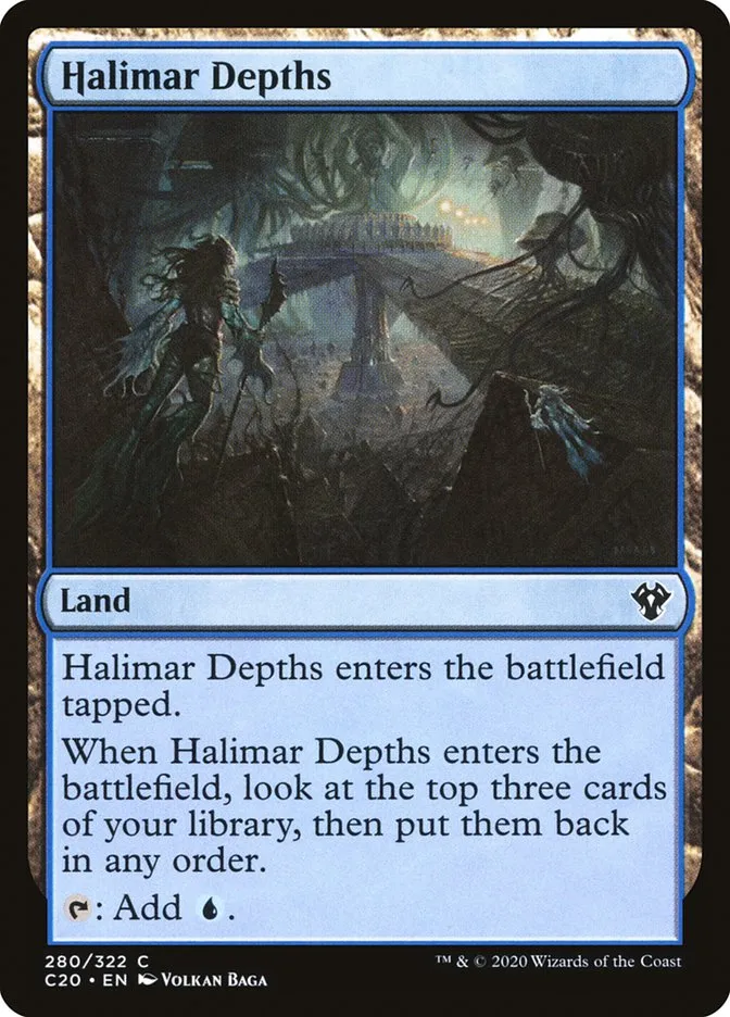 2020 Commander 2020 Halimar Depths common #280 unlisted card image