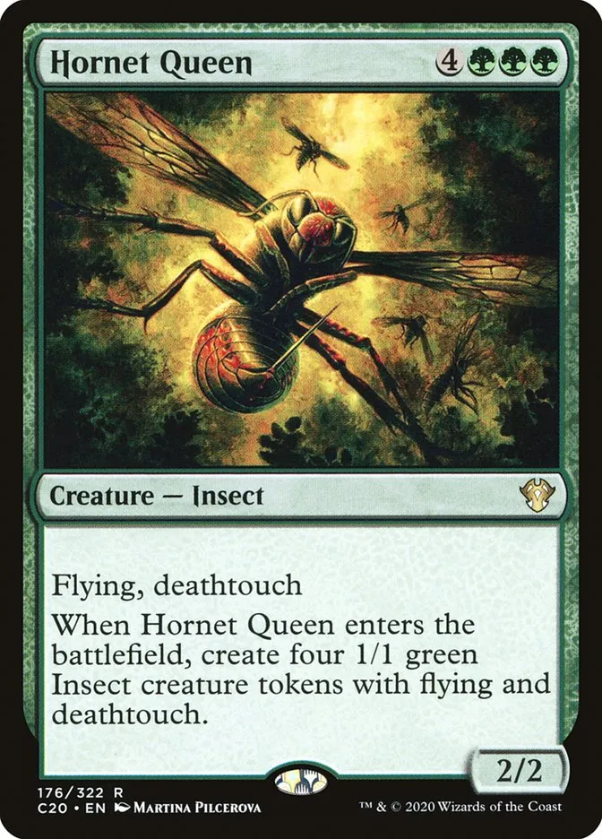 2020 Commander 2020 Hornet Queen rare #176 unlisted card image