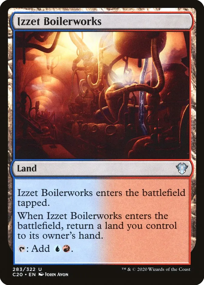 2020 Commander 2020 Izzet Boilerworks uncommon #283 unlisted card image