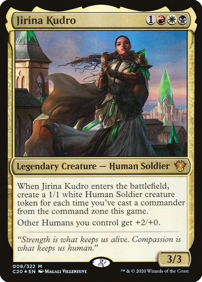 2020 Commander 2020 Jirina Kudro mythic #8 unlisted card image