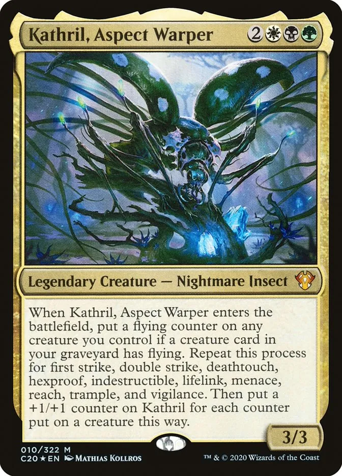 2020 Commander 2020 Kathril, Aspect Warper mythic #10 unlisted card image
