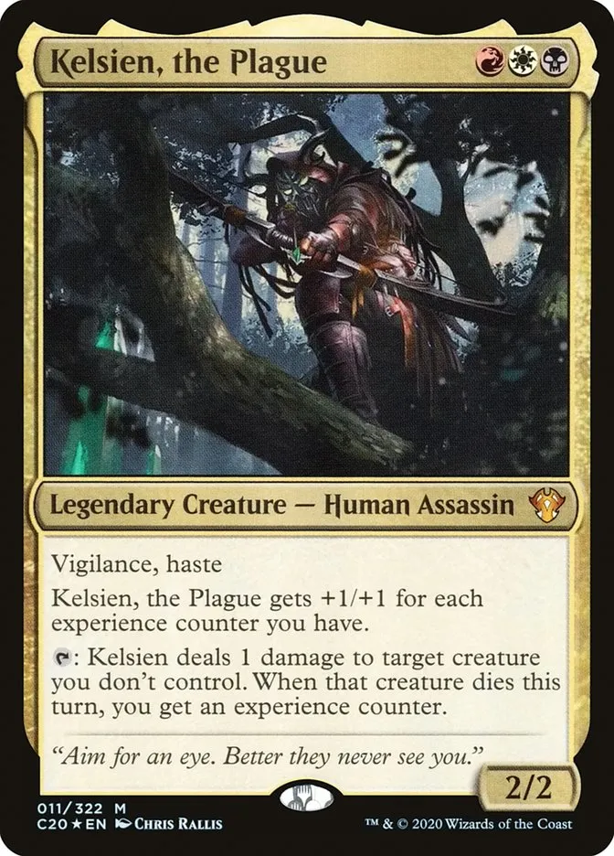 2020 Commander 2020 Kelsien, the Plague mythic #11 unlisted card image