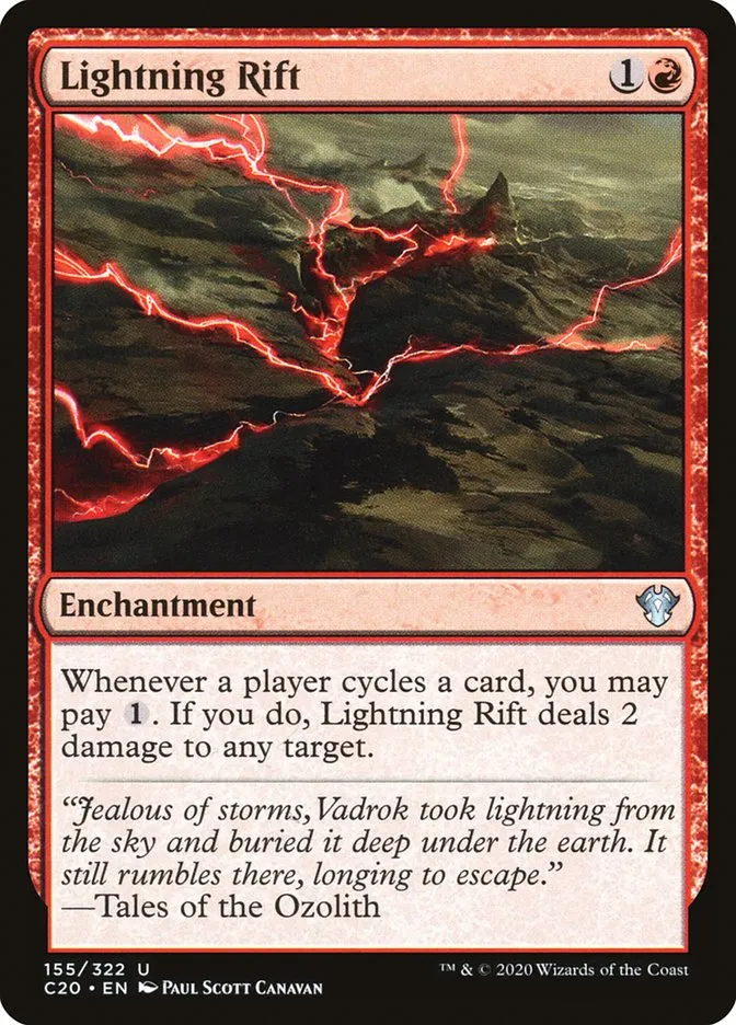2020 Commander 2020 Lightning Rift uncommon #155 unlisted card image
