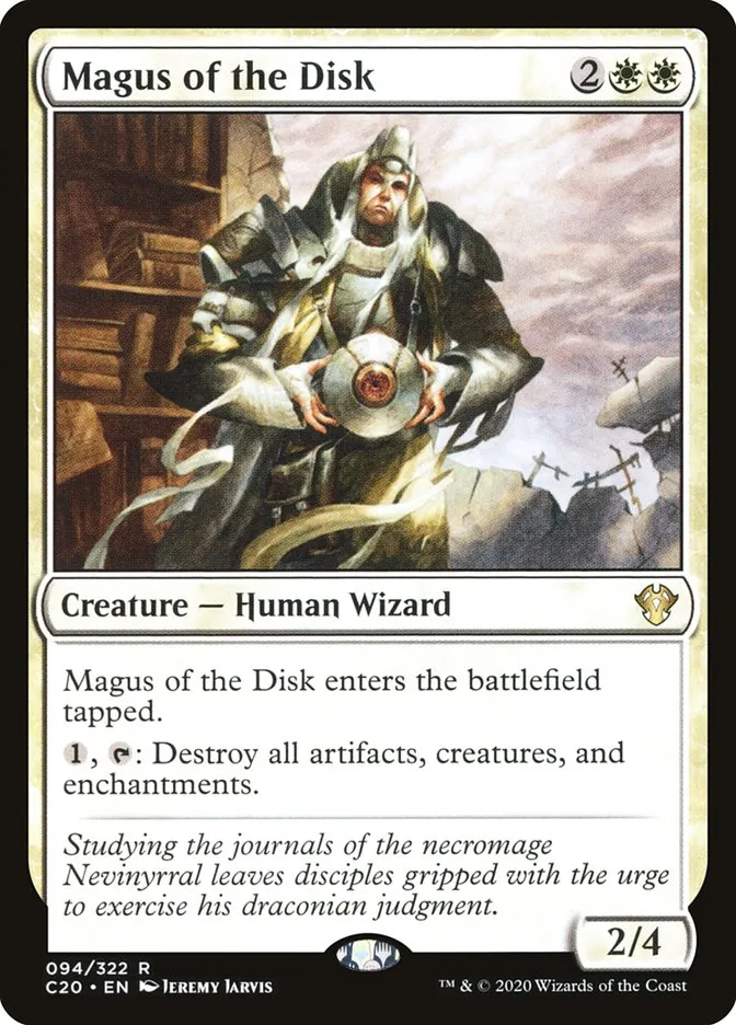 2020 Commander 2020 Magus of the Disk rare #94 unlisted card image