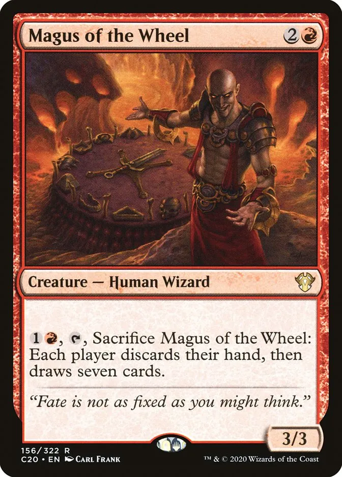 2020 Commander 2020 Magus of the Wheel rare #156 unlisted card image