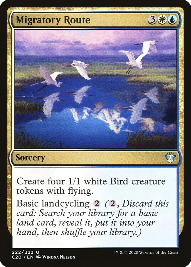 2020 Commander 2020 Migratory Route uncommon #222 unlisted card image