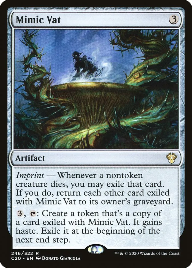 2020 Commander 2020 Mimic Vat rare #246 unlisted card image