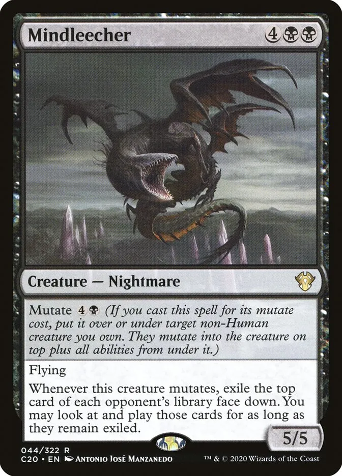2020 Commander 2020 Mindleecher rare #44 unlisted card image