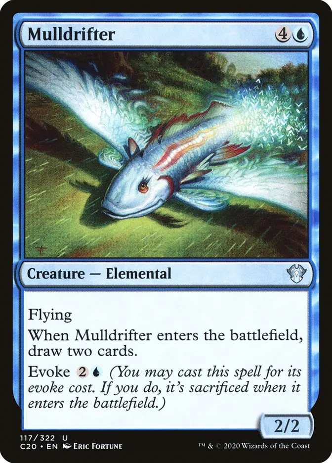 2020 Commander 2020 Mulldrifter uncommon #117 unlisted card image