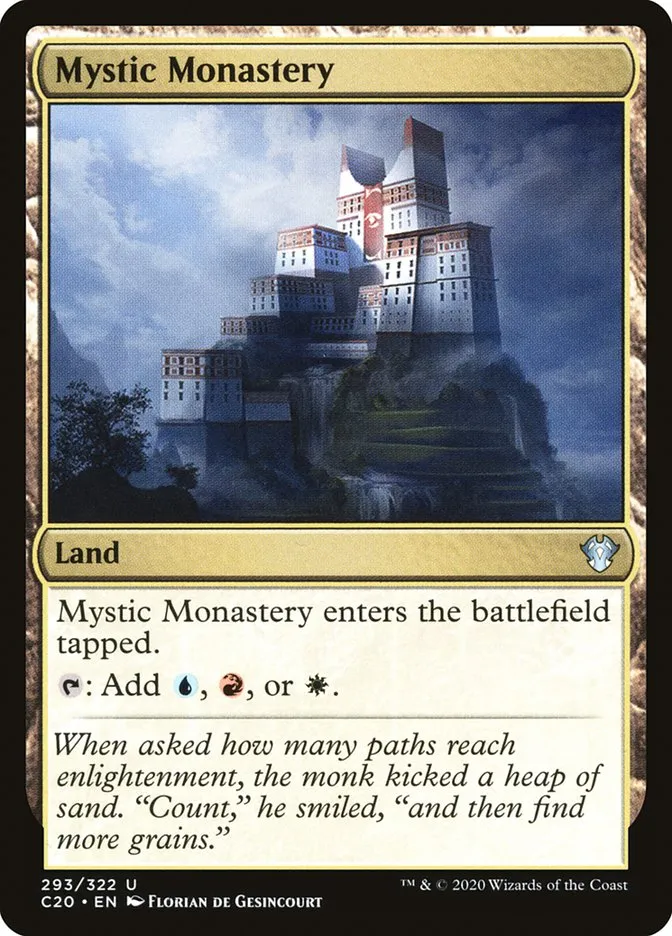 2020 Commander 2020 Mystic Monastery uncommon #293 unlisted card image