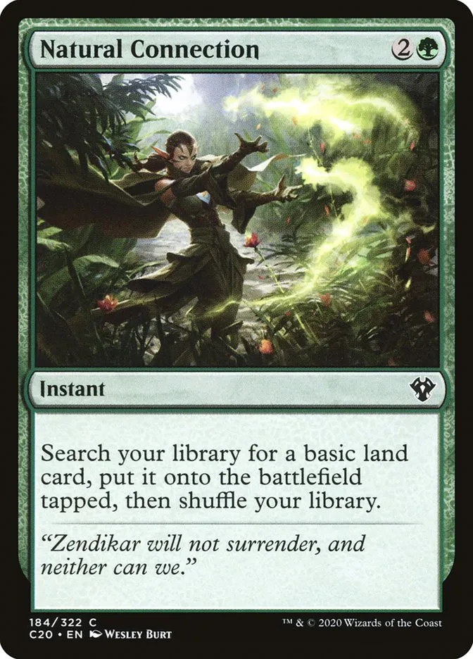 2020 Commander 2020 Natural Connection common #184 unlisted card image
