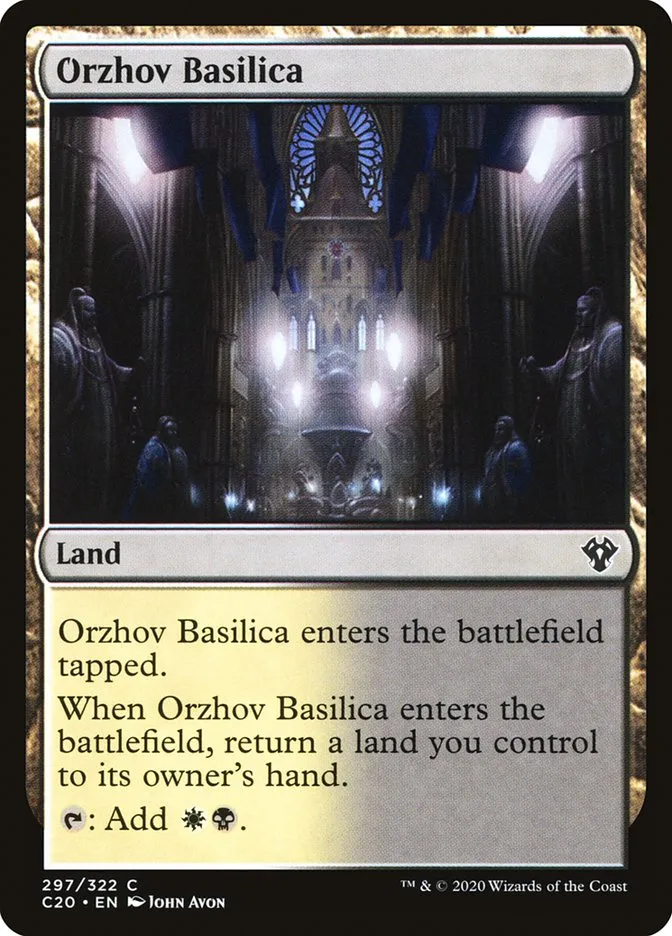 2020 Commander 2020 Orzhov Basilica common #297 unlisted card image