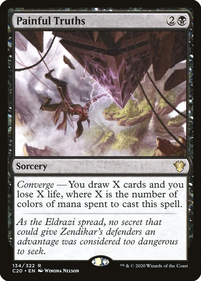 2020 Commander 2020 Painful Truths rare #134 unlisted card image