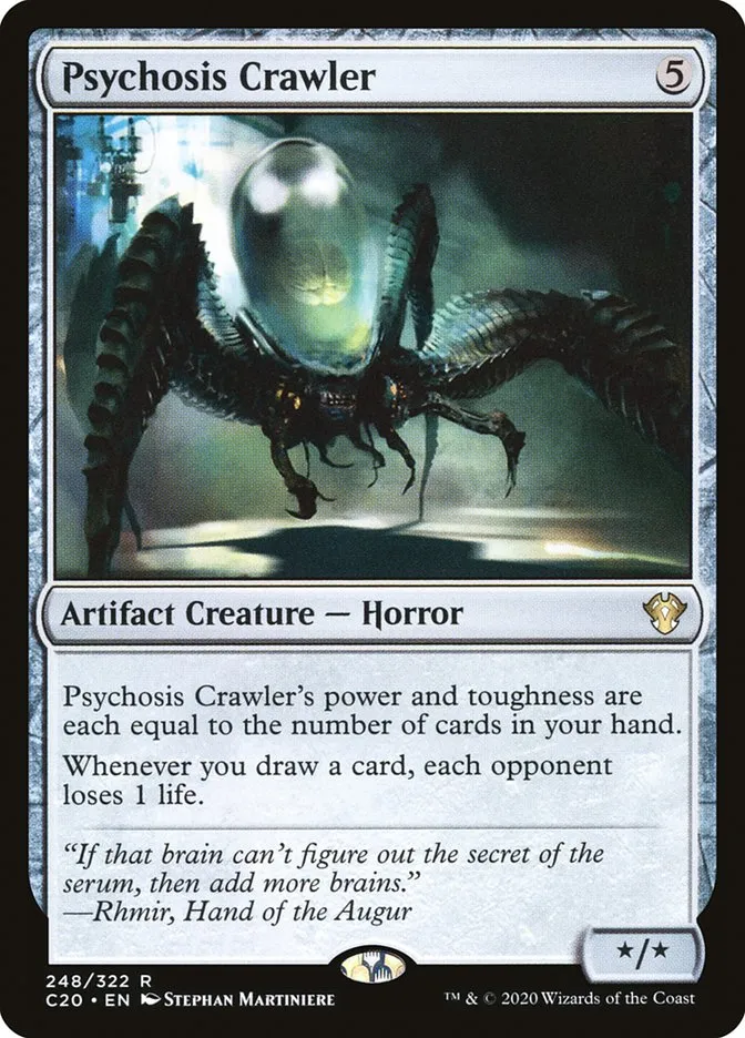 2020 Commander 2020 Psychosis Crawler rare #248 unlisted card image