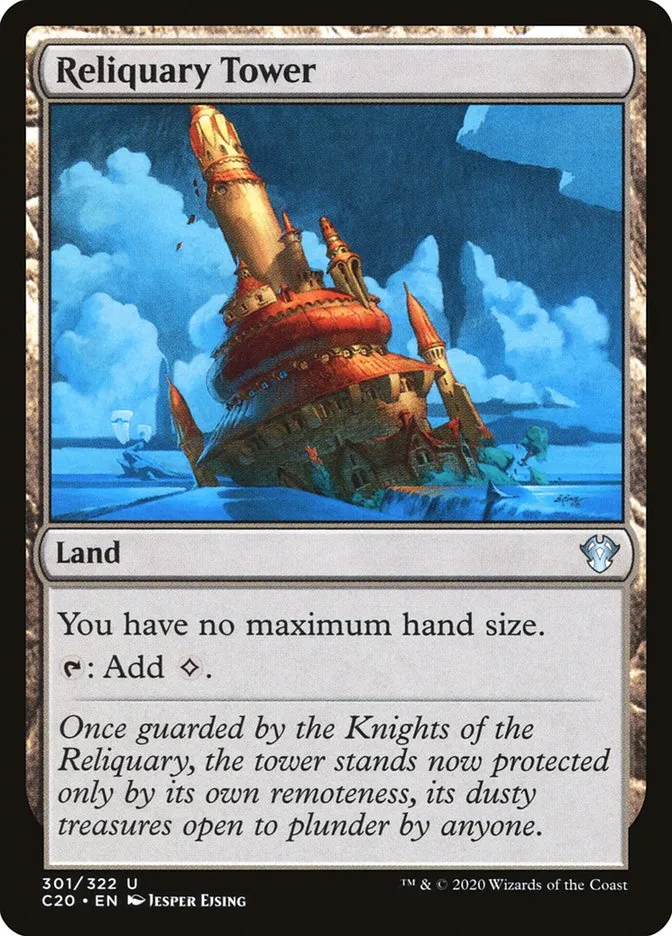 2020 Commander 2020 Reliquary Tower uncommon #301 unlisted card image