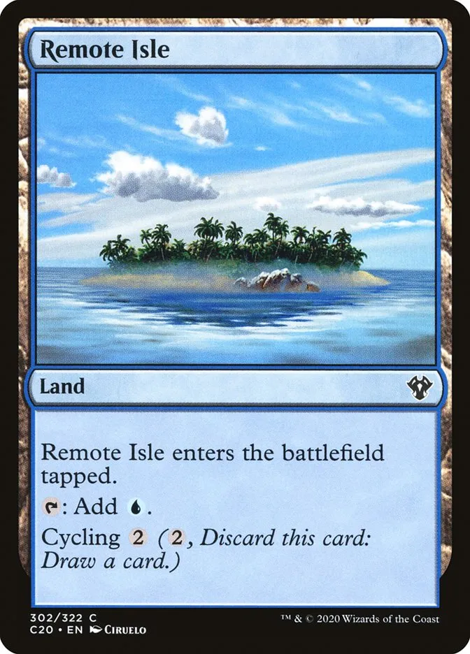 2020 Commander 2020 Remote Isle common #302 unlisted card image