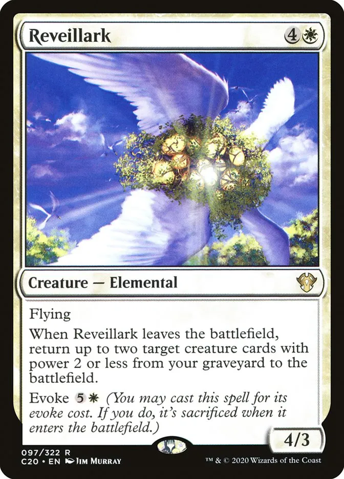 2020 Commander 2020 Reveillark rare #97 unlisted card image