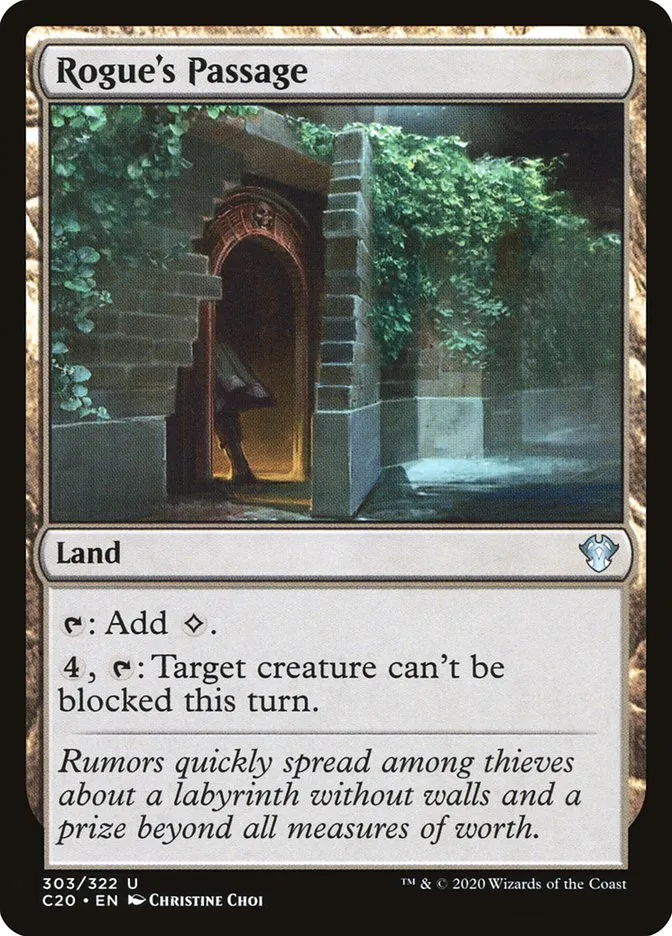2020 Commander 2020 Rogue's Passage uncommon #303 unlisted card image