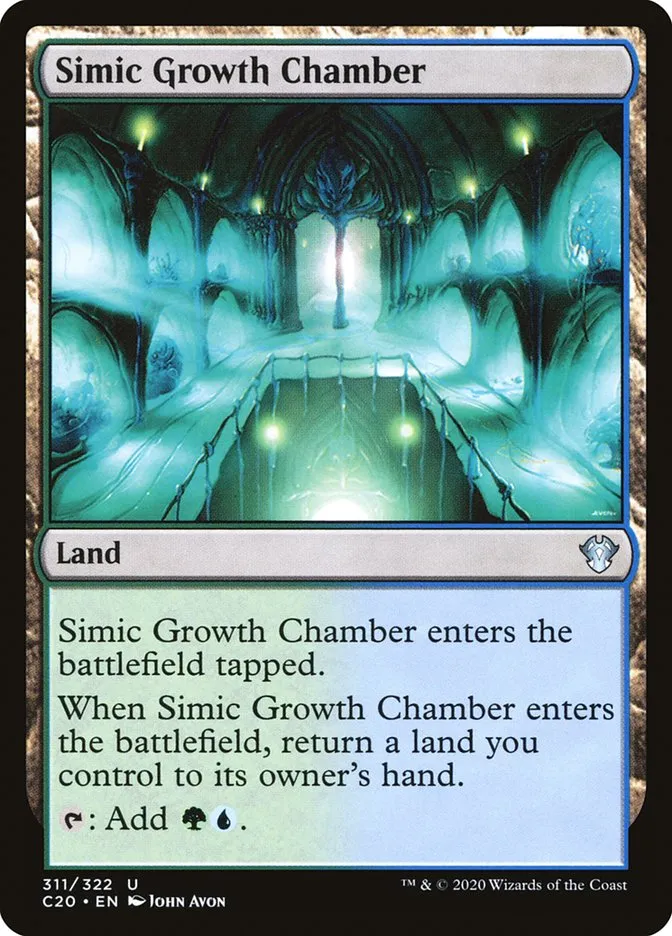 2020 Commander 2020 Simic Growth Chamber uncommon #311 unlisted card image