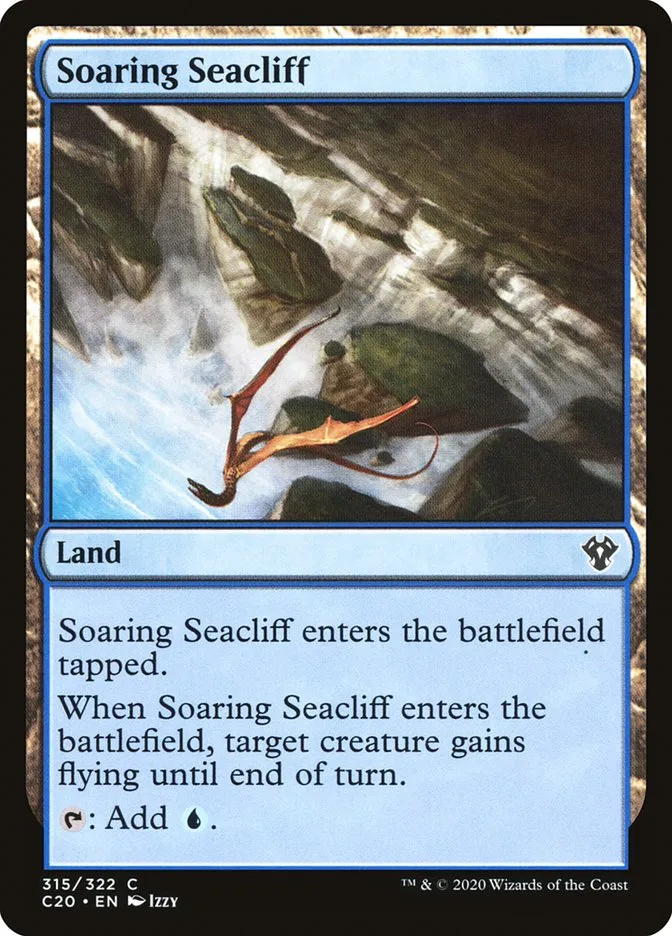 2020 Commander 2020 Soaring Seacliff common #315 unlisted card image