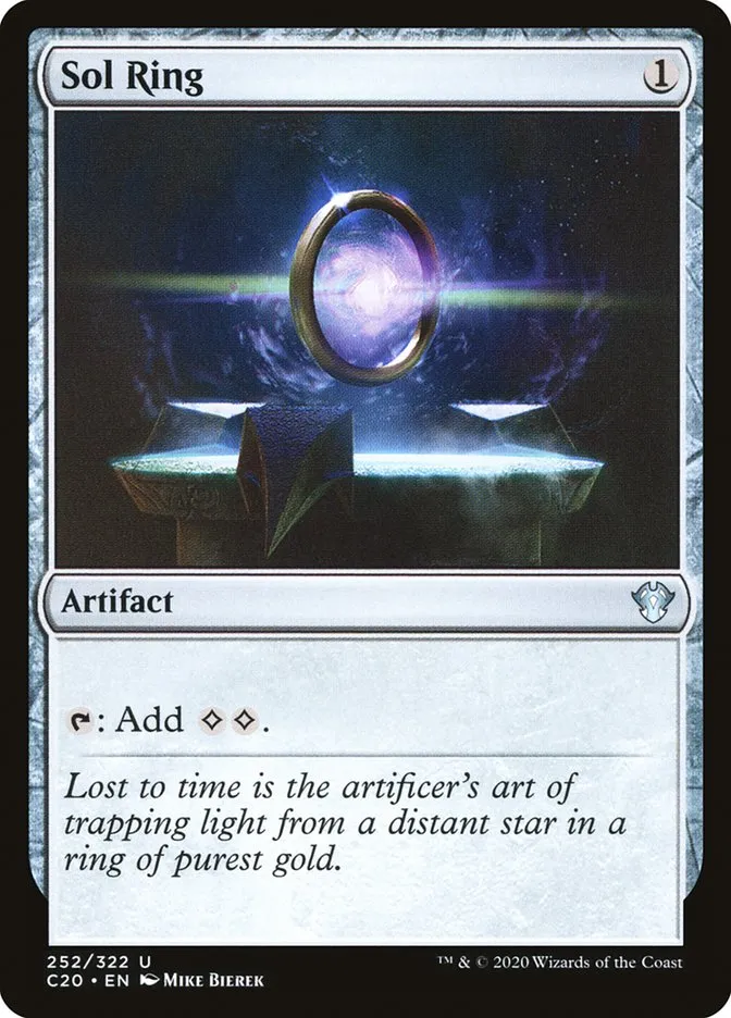 2020 Commander 2020 Sol Ring uncommon #252 unlisted card image