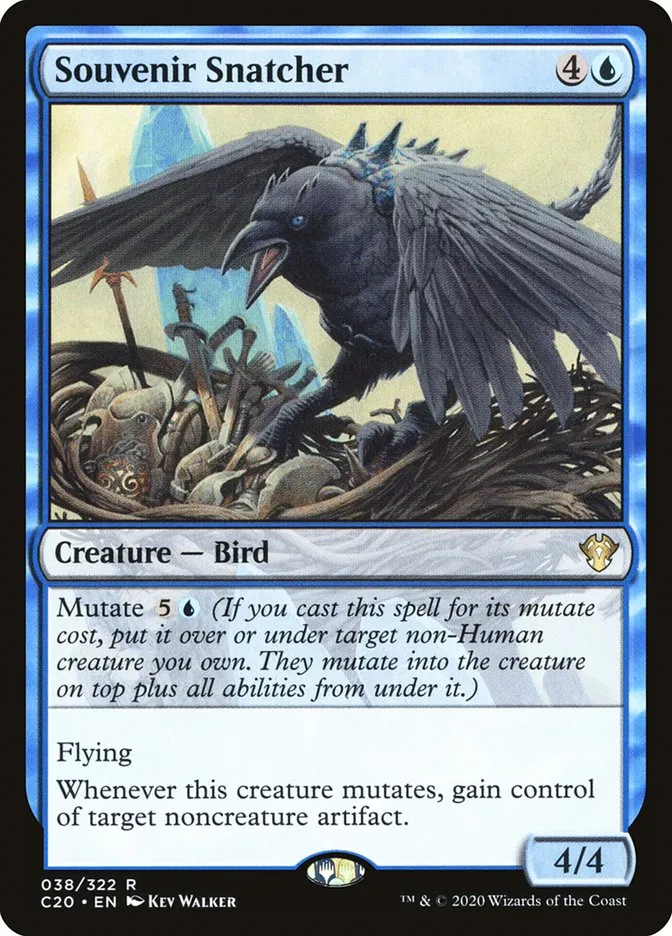 2020 Commander 2020 Souvenir Snatcher rare #38 unlisted card image