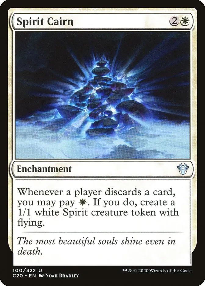 2020 Commander 2020 Spirit Cairn uncommon #100 unlisted card image
