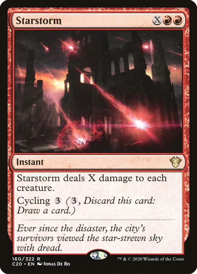 2020 Commander 2020 Starstorm rare #160 unlisted card image