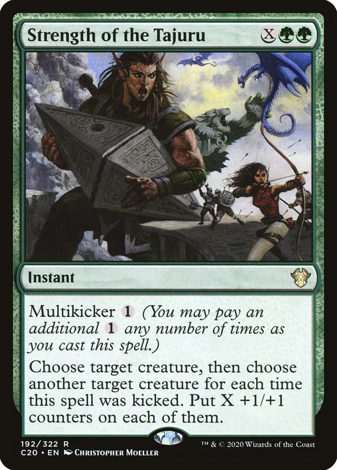 2020 Commander 2020 Strength of the Tajuru rare #192 unlisted card image