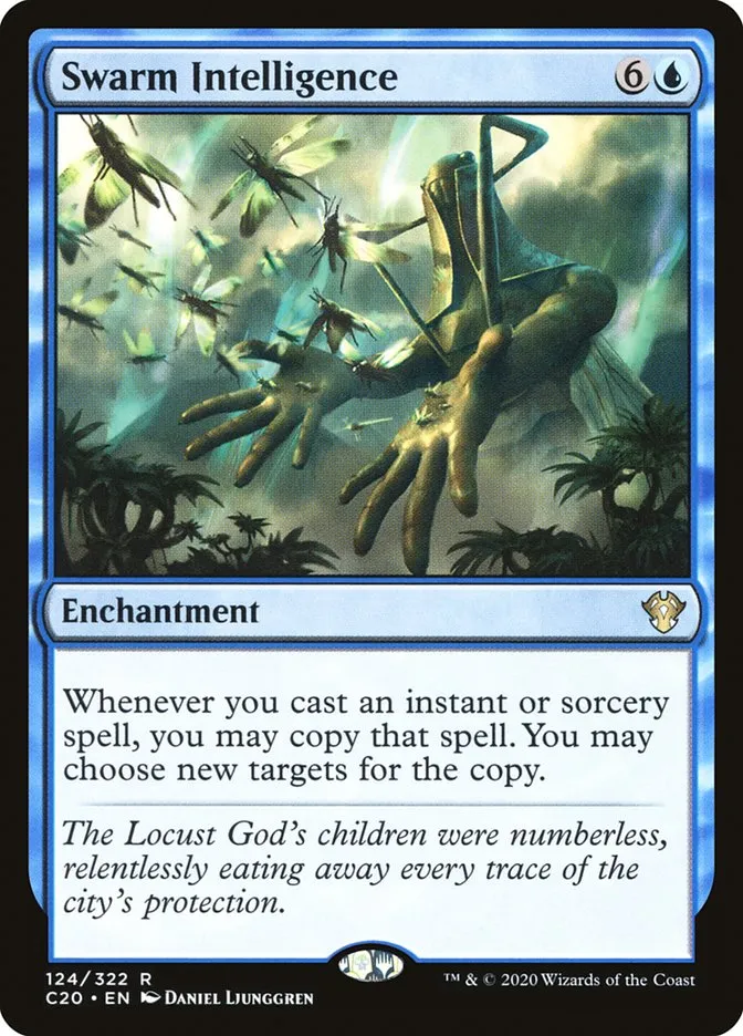 2020 Commander 2020 Swarm Intelligence rare #124 unlisted card image
