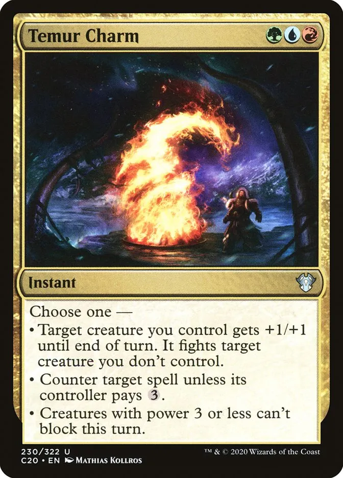 2020 Commander 2020 Temur Charm uncommon #230 unlisted card image