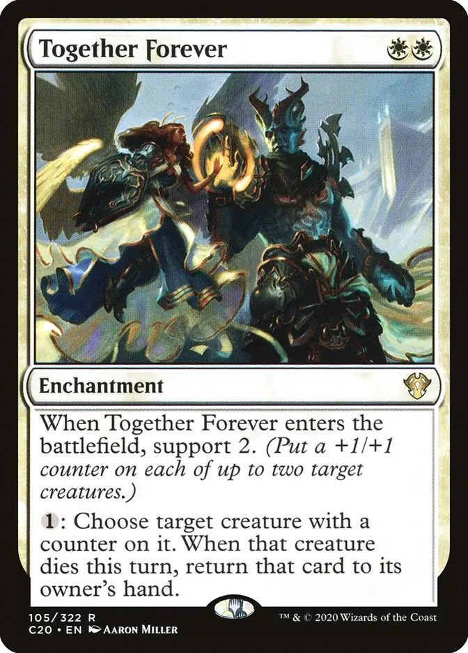2020 Commander 2020 Together Forever rare #105 unlisted card image