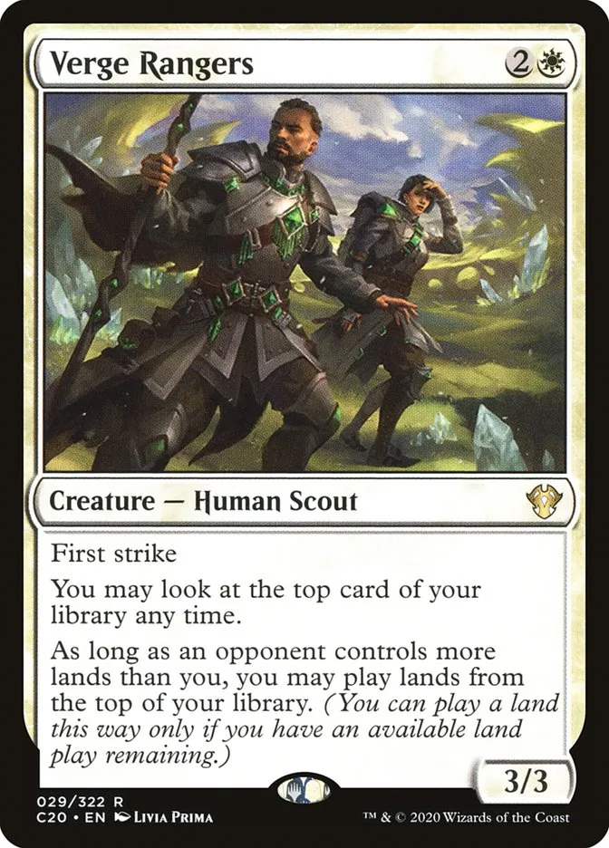 2020 Commander 2020 Verge Rangers rare #29 unlisted card image