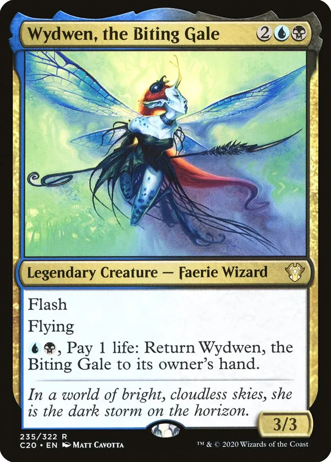 2020 Commander 2020 Wydwen, the Biting Gale rare #235 unlisted card image