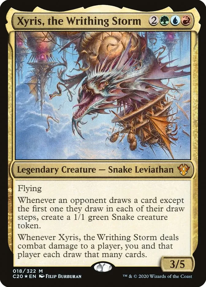 2020 Commander 2020 Xyris, the Writhing Storm mythic #18 unlisted card image