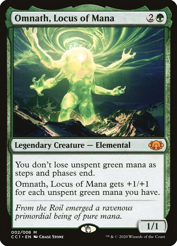 2020 Commander Collection: Green Omnath, Locus of Mana mythic #2 unlisted card image