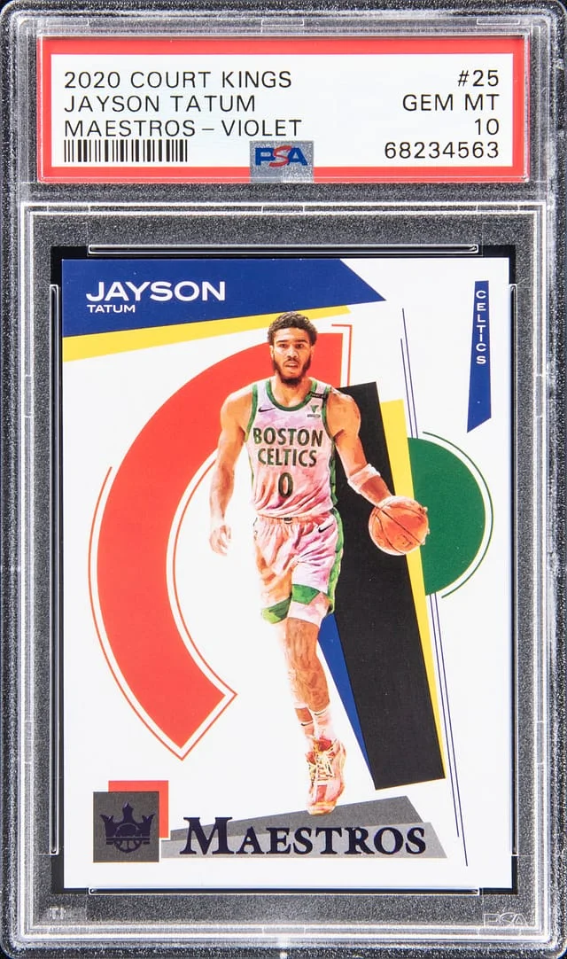 2020 Court Kings Jayson Tatum Maestros - Violet #25 card image