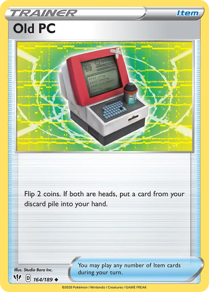2020 Darkness Ablaze Old PC Uncommon #164/189 Uncommon card image