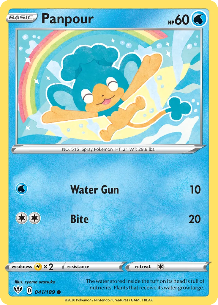 2020 Darkness Ablaze Panpour #041/189 Common card image