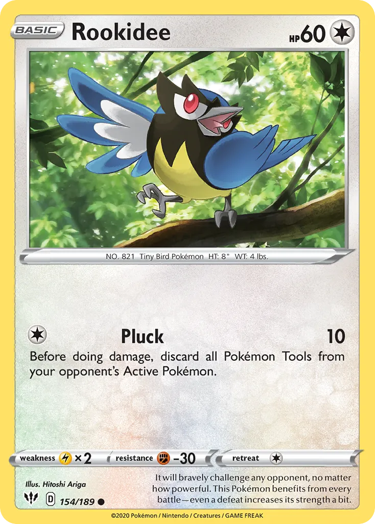 2020 Darkness Ablaze Rookidee Common #154/189 Common card image