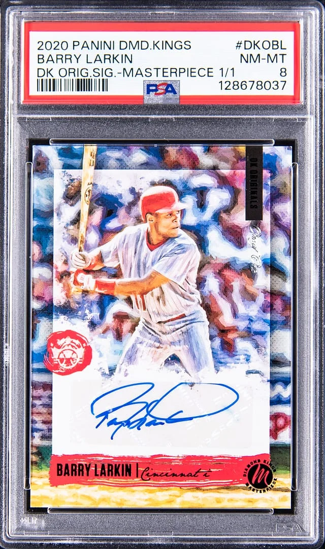 2020 Donruss Diamond Kings Barry Larkin Original Signatures Masterpiece #DKO-BL card image