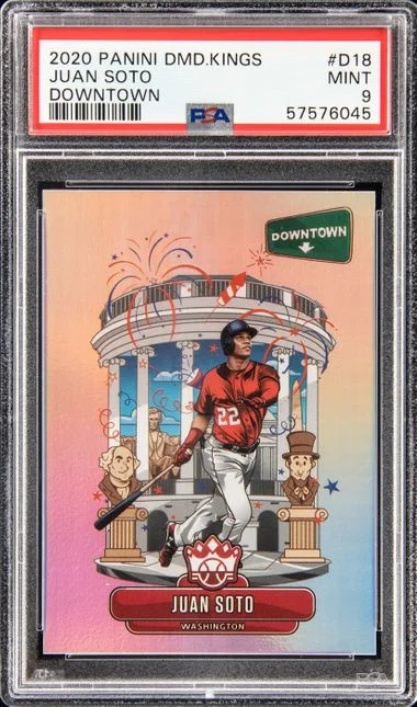 2020 Donruss Diamond Kings Juan Soto Downtown #D18 card image
