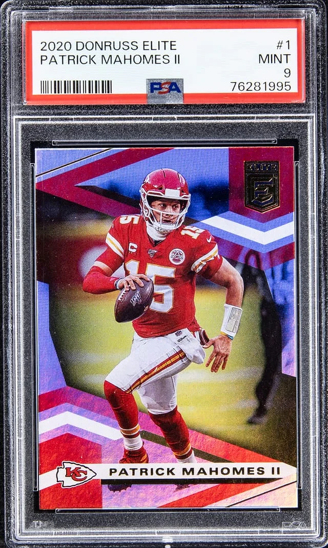 2020 Donruss Elite Patrick Mahomes II #1 card image