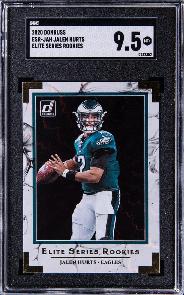 2020 Donruss Elite Series Jalen Hurts Rookies #ESR-JAH card image